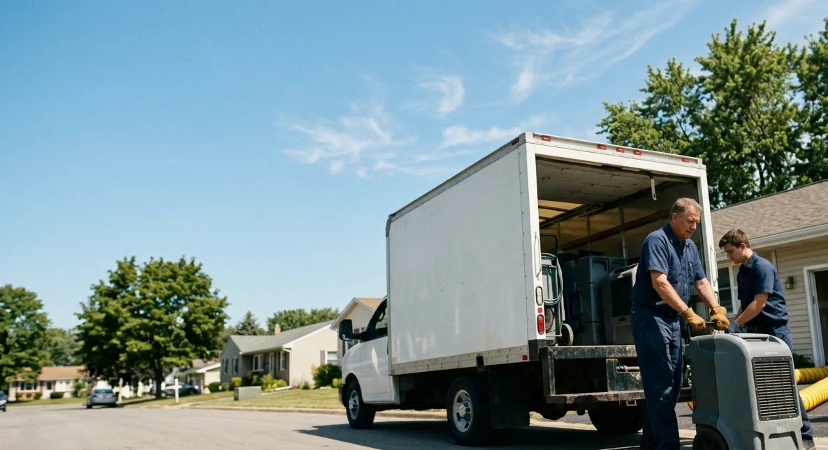 Water Damage Cleanup in Jacksonville, IL near me